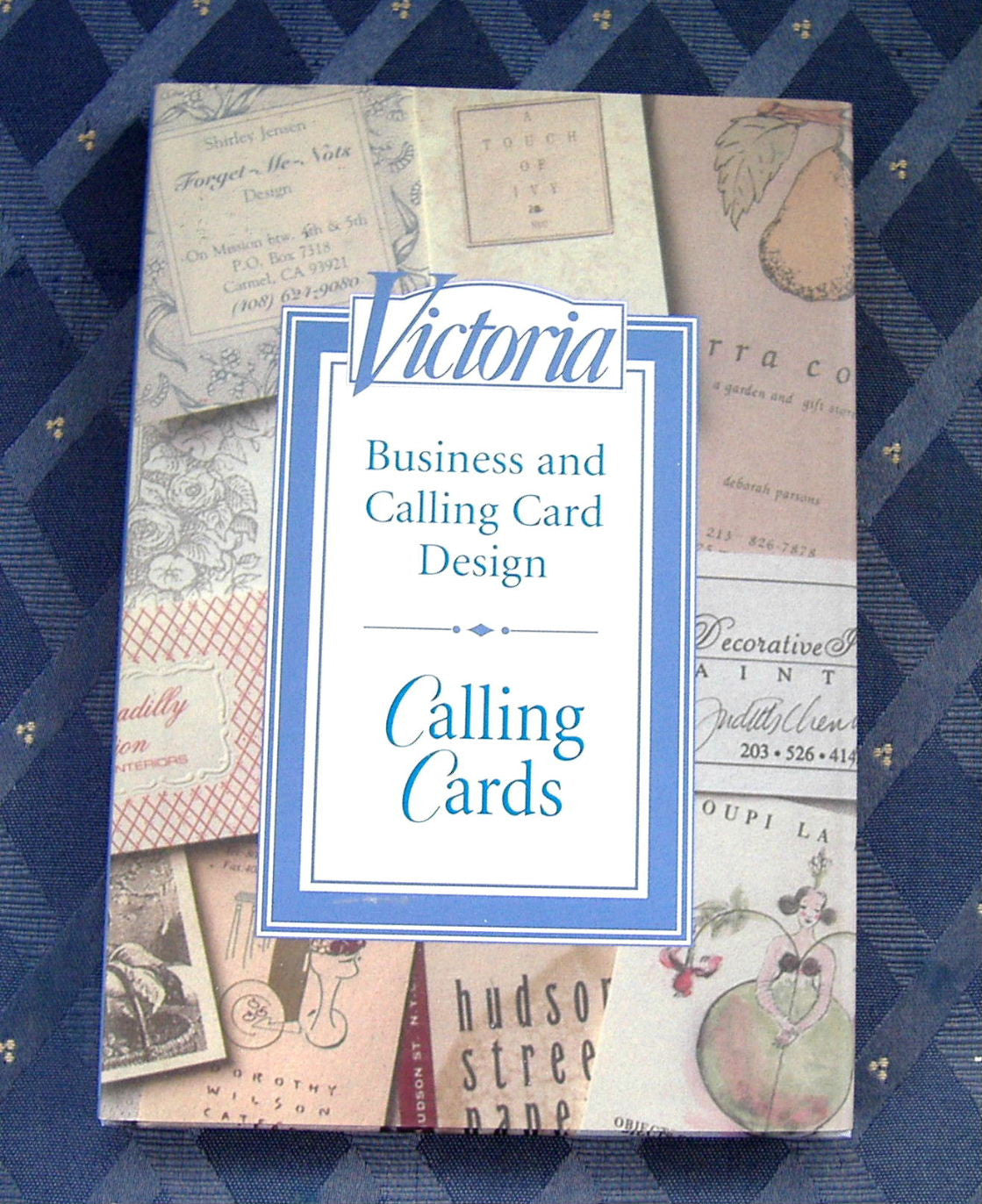 Victoria Magazine's Calling Cards Hardcover Book - Stunning 1992 Card Designs with Gorgeous Photography | Perfect for Vintage Lovers, Scrapbooking & Home Decor Inspiration