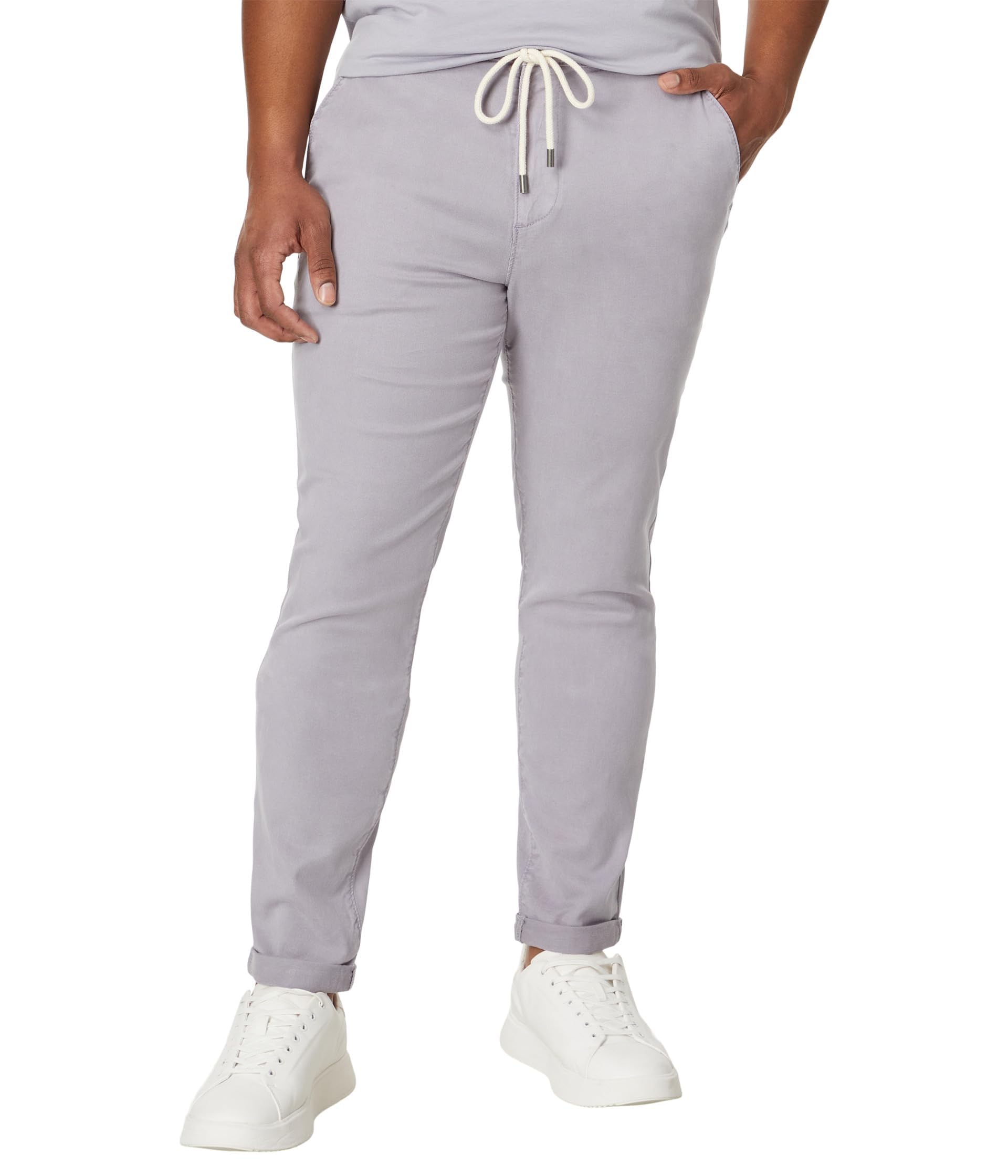 PAIGE Men's Fraser Brushed Twill Pants - Comfortable Stretch Dress Pants for Business Casual & Office Wear | Premium Men's Trousers for Work, Travel & Everyday Style