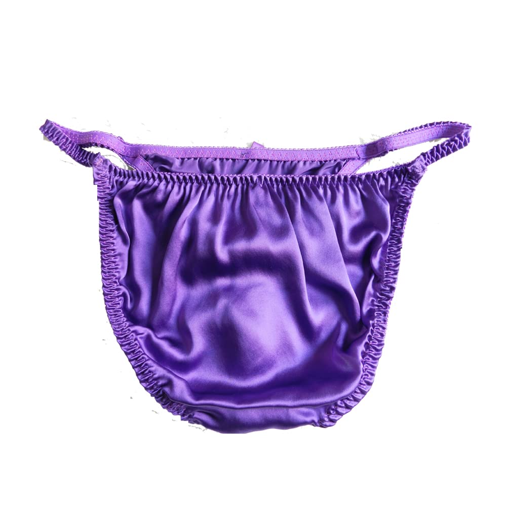 Luxury Women's Silk Panties - Sexy Satin Underwear Bikini Thong for Comfort & Sensual Wear | Perfect for Date Night, Bridal Lingerie & Special Occasions