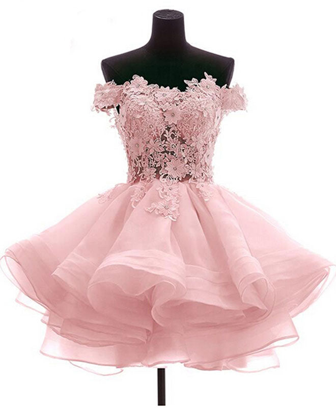 Elegant Mini Tulle Lace Short Prom Dress | Cute Homecoming Party Dress for Teens | Perfect for Prom Night, Homecoming Dance & Special Occasions