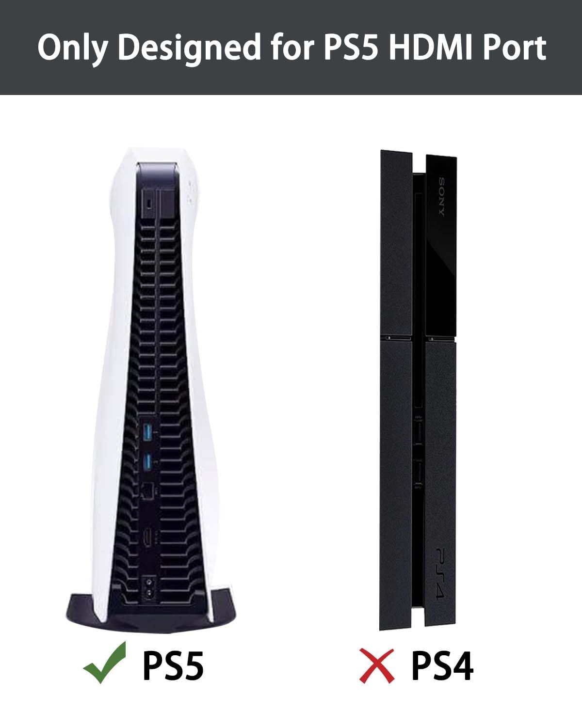 COMeap PS5 HDMI Port Replacement Kit - 2-Pack HDMI Socket Jack Interface Connector Repair Tool for Sony PlayStation 5 Console | Fix Broken HDMI Port | Perfect for PS5 HDMI Connection Issues & DIY Repairs | Gaming Accessories & Console Maintenance