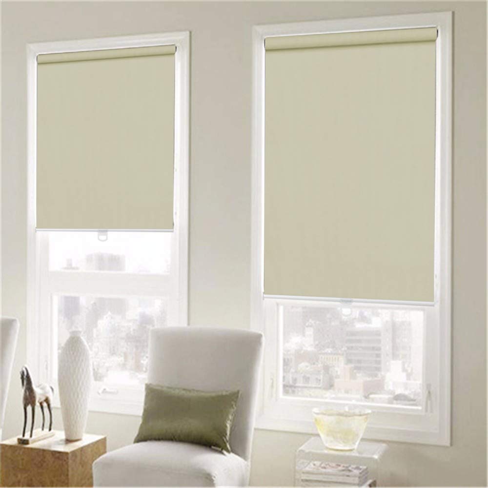 Blackout Cordless Roller Blinds for Windows - Custom Made 46.25