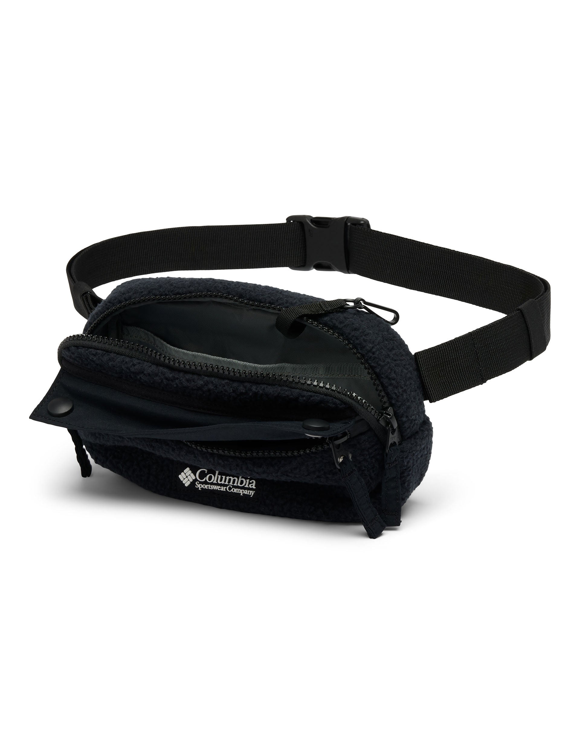 Helvetia Sherpa Hip Pack - Black | Stylish & Comfortable Waist Bag for Travel, Hiking & Outdoor Activities