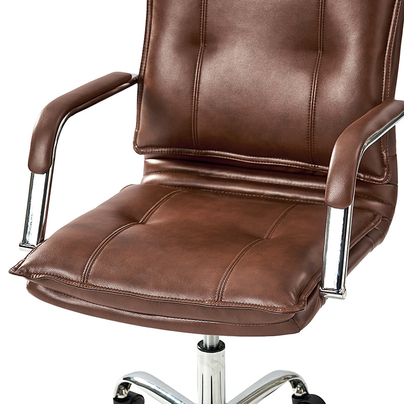 Ergonomic Doug Task Chair with Padded Arms - Adjustable Office Chair for Home & Work - Comfortable Desk Chair with Lumbar Support for Long Hours Sitting