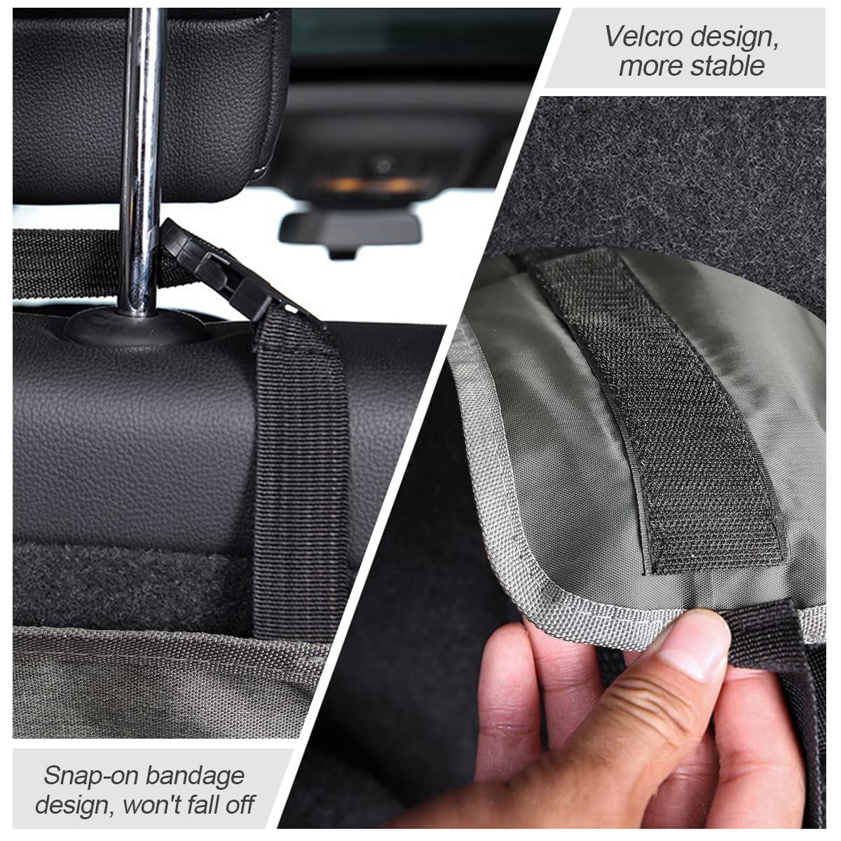 Large Capacity Car Trunk Organizer - Gray Universal Storage Solution for Cars, SUVs & Minivans | Perfect for Travel, Groceries & Road Trips