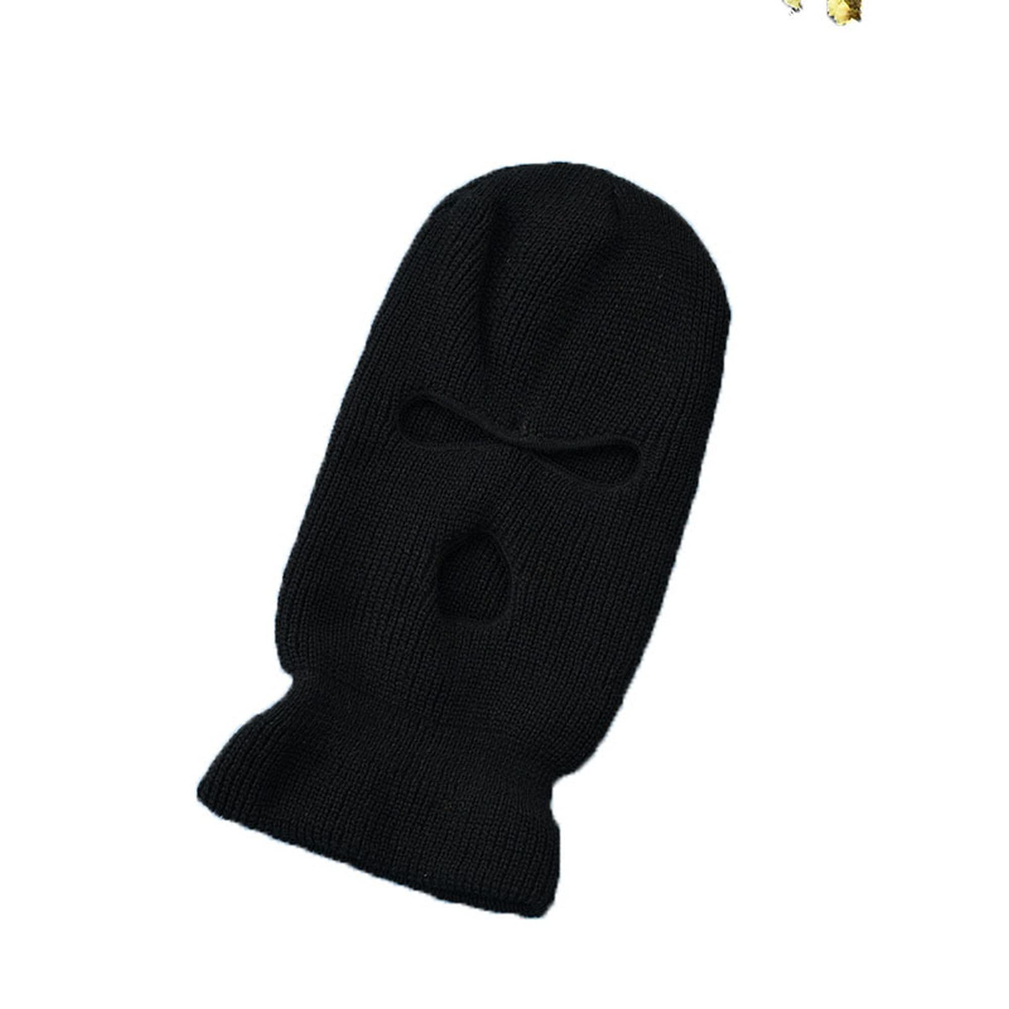 MSW 3-Hole Ski Mask - Wool Knit Winter Balaclava for Men & Women - Warm Windproof Face Cover for Skiing, Snowboarding, Cycling & Outdoor Activities