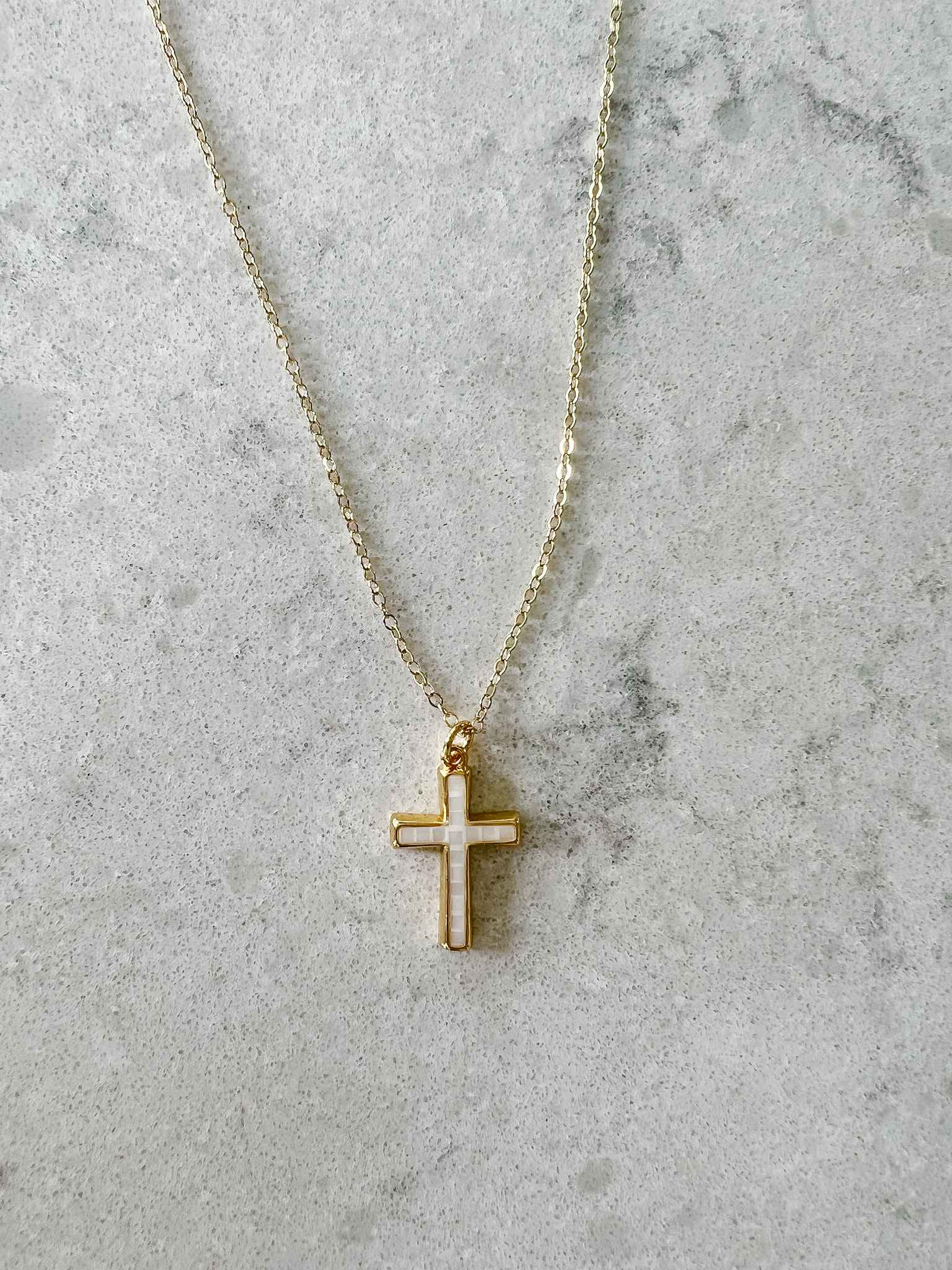 Opal Cross Necklace for Women - Elegant Sterling Silver Pendant with Genuine Opal Gemstone - Perfect for Church, Weddings & Everyday Jewelry