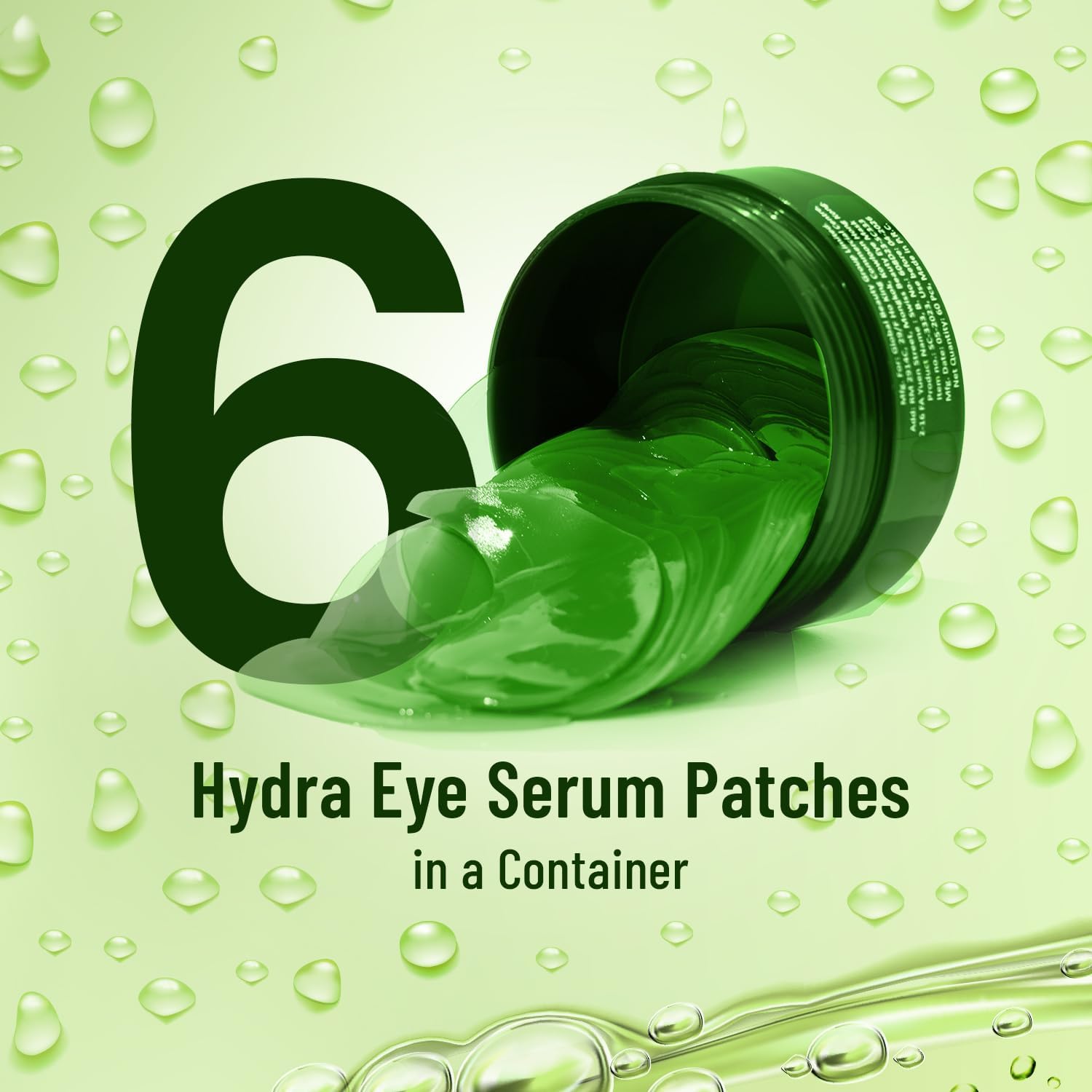 Swiss Beauty Hydra Anti-Wrinkle Eye Serum Patches - 60 Pcs for Dark Circles, Fine Lines & Wrinkles Treatment | Collagen & Aloe Vera Enriched | Perfect for Night Care & Travel Skincare Routine