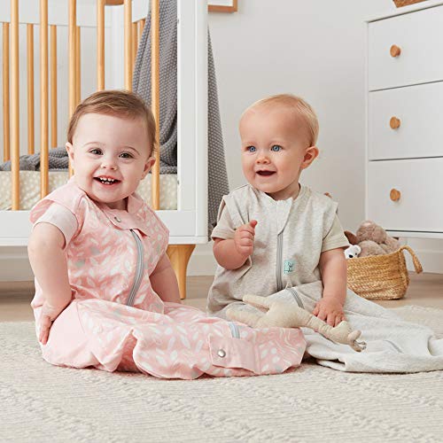 ErgoPouch Jersey Sleeping Bag 0.2 Tog Grey Marle for Babies 8-24 Months - Soft Cotton Jersey Fabric Swaddle Wrap for Infant Sleep & Nursery Naptime - Perfect Baby Shower Gift for Newborns