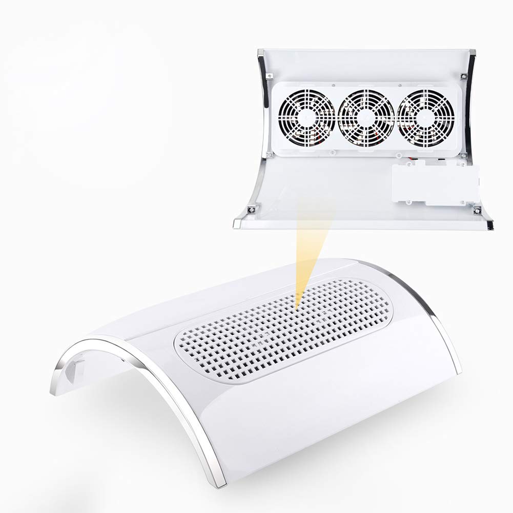 High Power Nail Dust Collector with Vacuum Bag - 110V/220V for Salon & Home Use