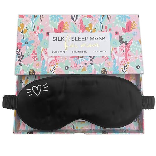 Silk Eye Mask - Midnight Heart