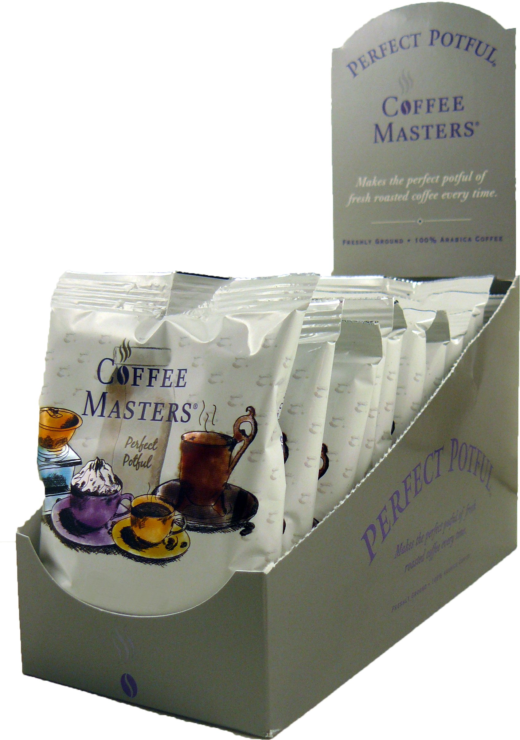 Caramel Kiss Ground Coffee Packets - Premium Arabica Blend, 1.5oz (12 Pack) | Rich Caramel Flavor for Home Brewing, Office Use & Gifts | Compatible with Drip Coffee Makers, French Press & Cold Brew