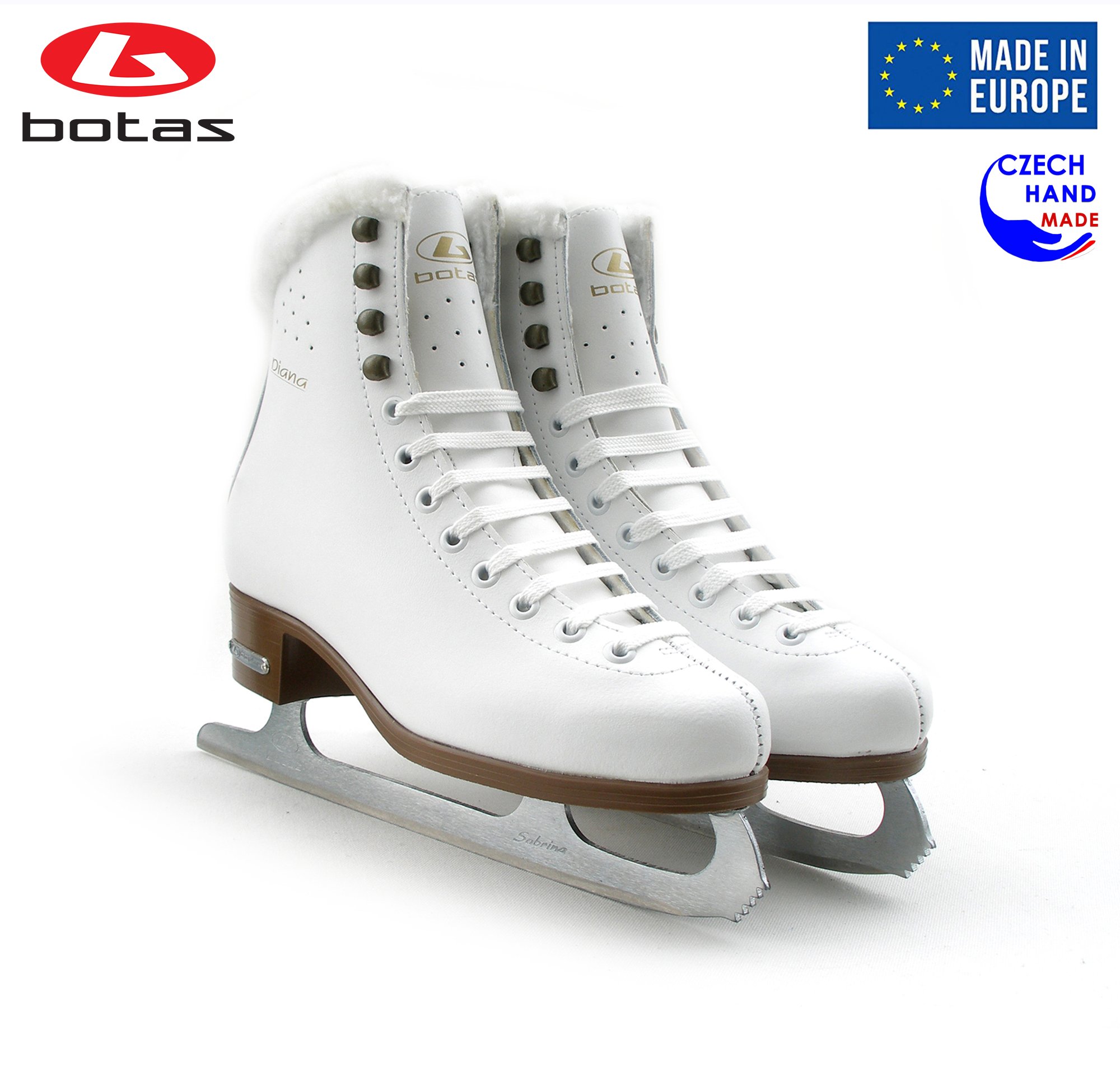 Premium Figure Ice Skates for Men, Women, Boys & Girls - Handcrafted in Czech Republic with Sabrina Blades | Professional & Recreational Skating, Ice Shows, Competitions & Training