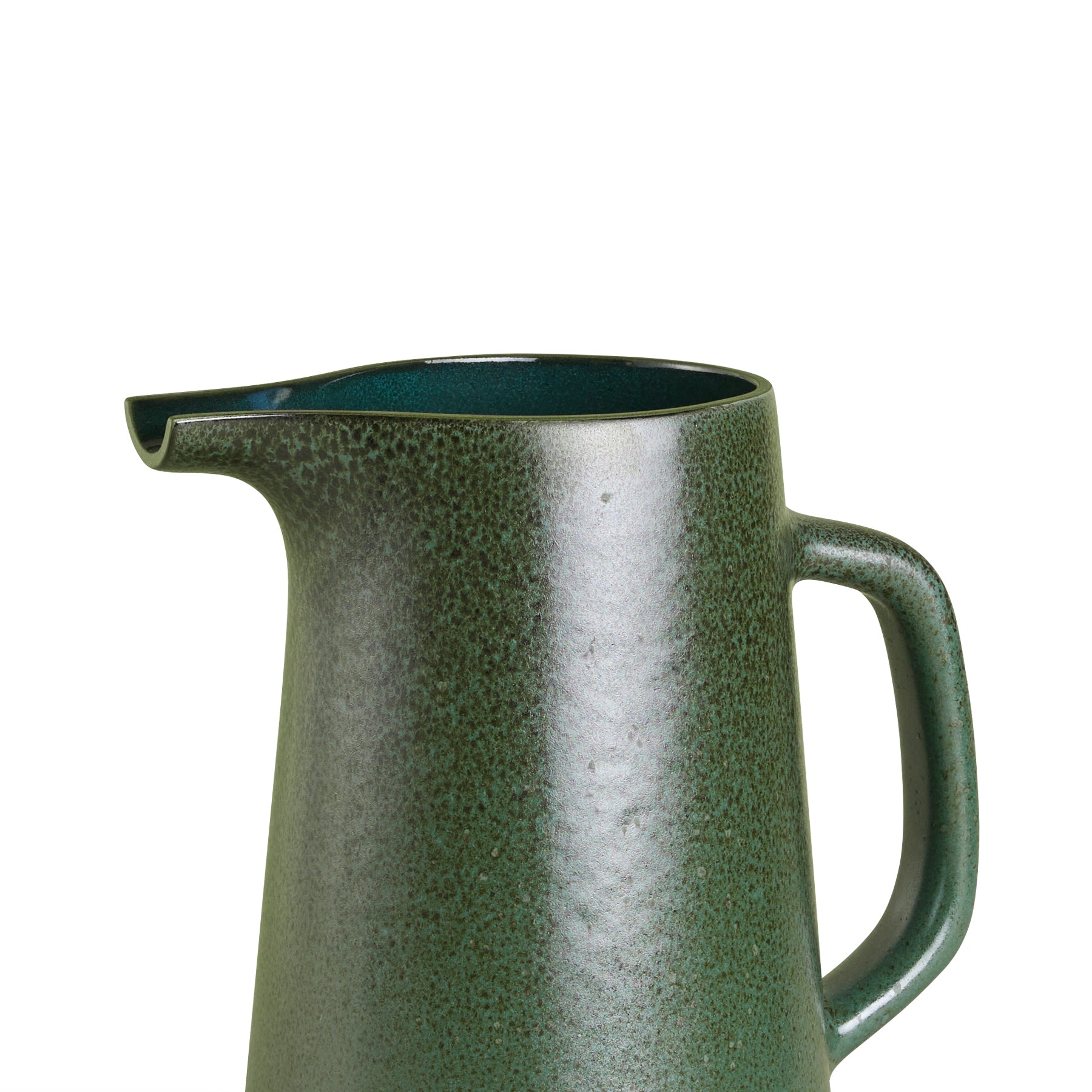 KPFA & Hematite Large Pitcher - 64oz Glass Water Pitcher with Lid & Spout - Perfect for Iced Tea, Lemonade, and Cold Brew Coffee - Ideal for Parties, Picnics, and Home Use