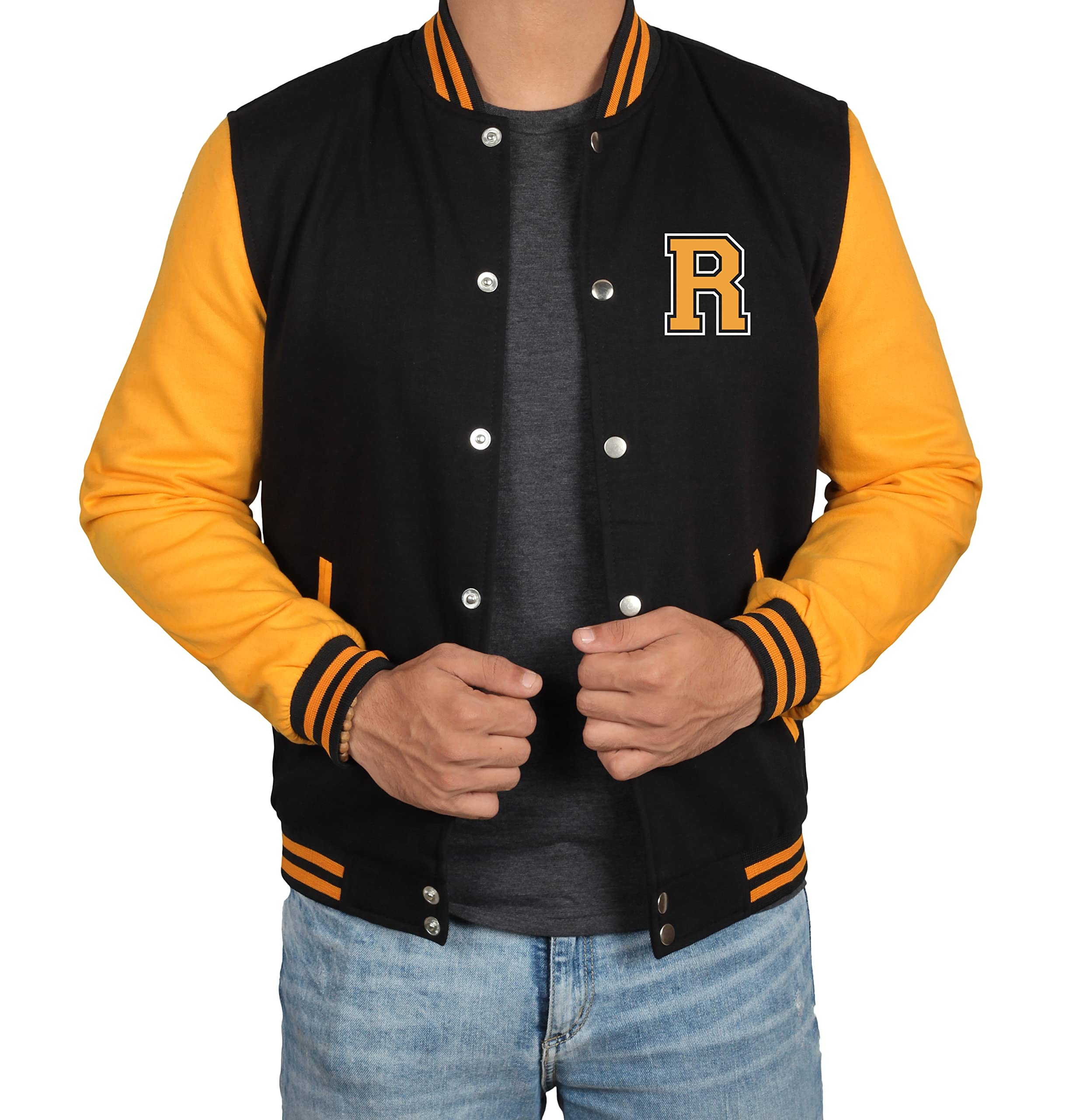 Decrum Varsity Jacket for Men - Trendy Letterman Bomber Style Baseball Jacket | Perfect for Casual Wear, College Fashion & Street Style Outfits