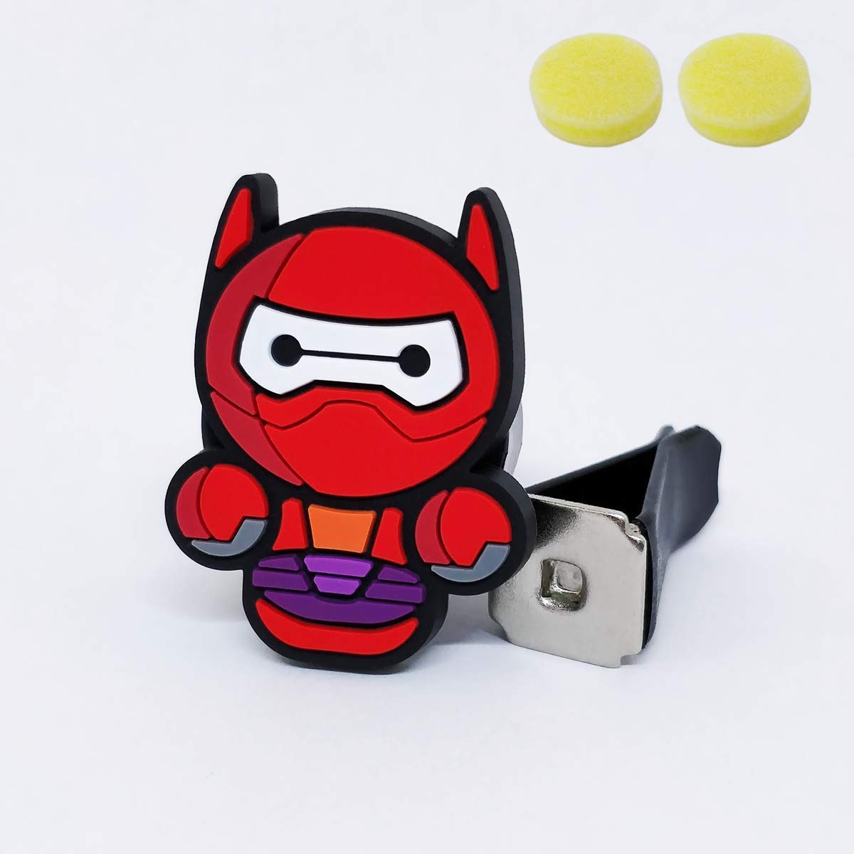 Super Hero Air Vent Clip Decor - Cute Baymax Armed Car Vent Decoration for Bedroom & Office | Perfect for Superhero Fans & Home/Car Accessories