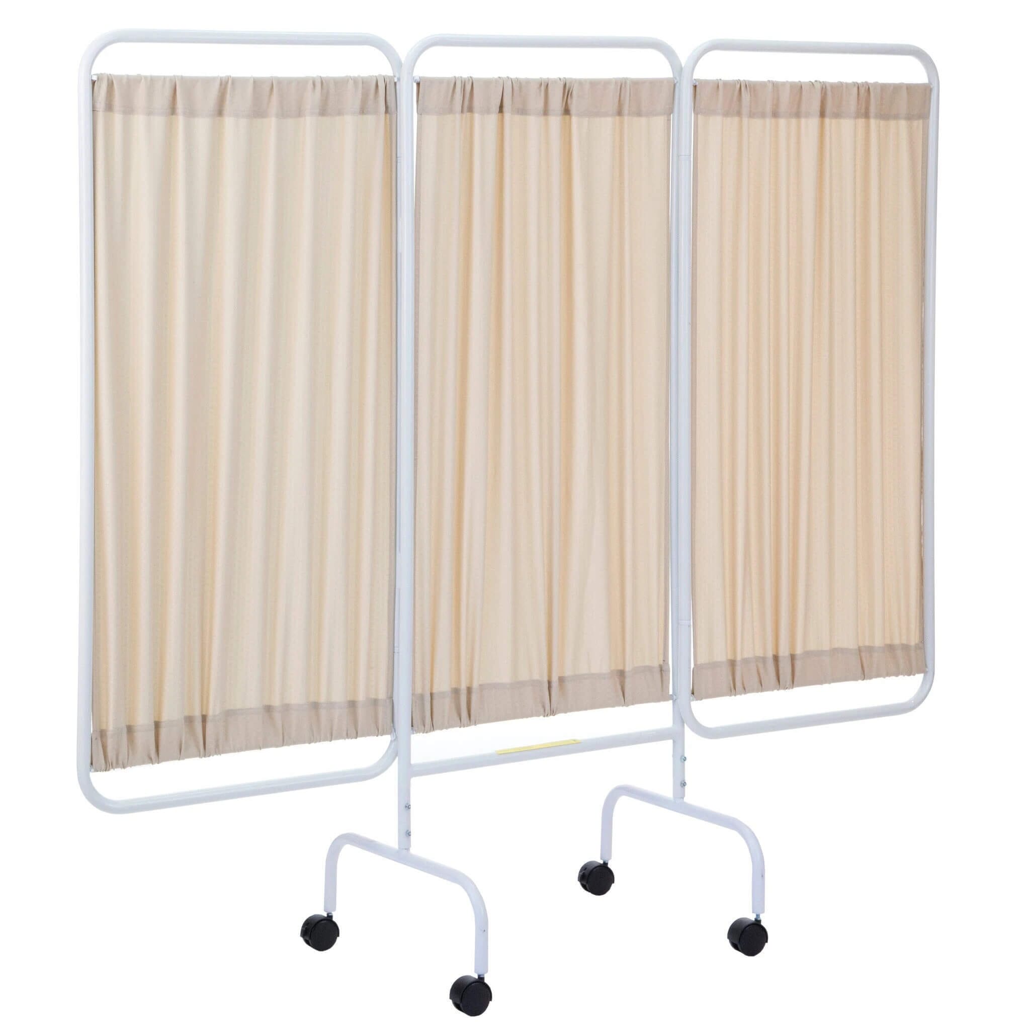 Premium Antimicrobial 3-Panel Privacy Screen for Office & Home - Made in USA | Perfect for Workspaces, Hospitals & Schools