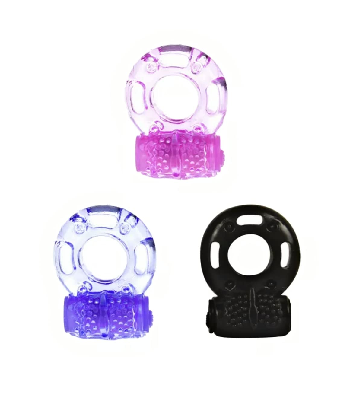 Sensual Vibrating Cock Ring with Clitoral Stimulator - Couples Sex Toy for Enhanced Pleasure - Perfect for Spicing Up Your Intimate Moments & Romantic Evenings