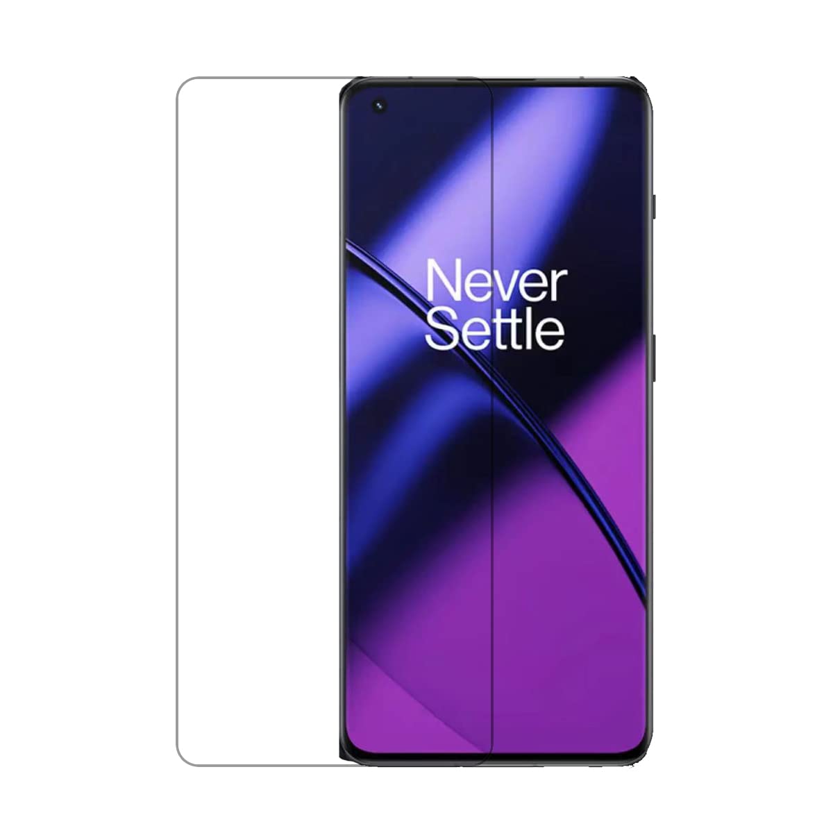 2 Pack Tempered Glass Screen Protector for OnePlus 11 - HD Clear, Anti-Scratch, Bubble-Free Installation, Full Coverage Protection | Perfect for Work, Gaming & Daily Use