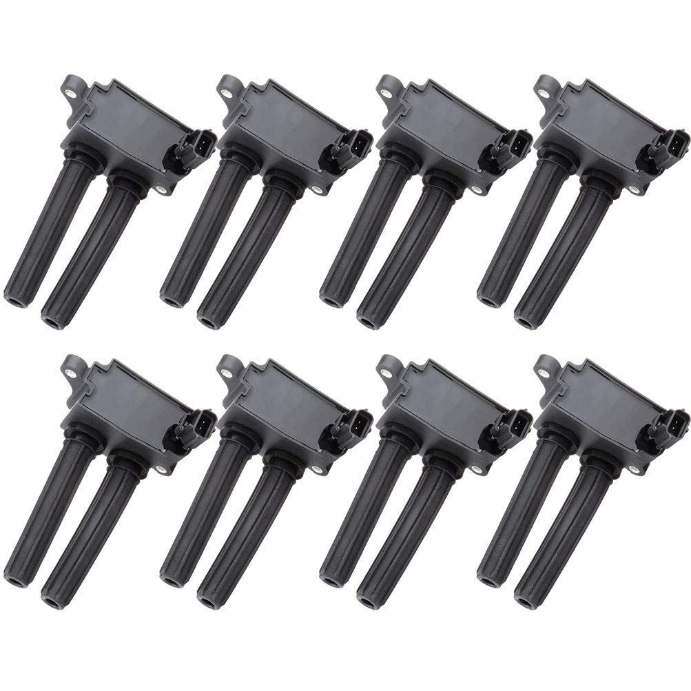 8 Pack Ignition Coils Compatible with Dodge Charger/Challenger/Magnum/Commander 2005-2011 - High Performance Replacement Parts for Smoother Engine Start & Better Fuel Efficiency