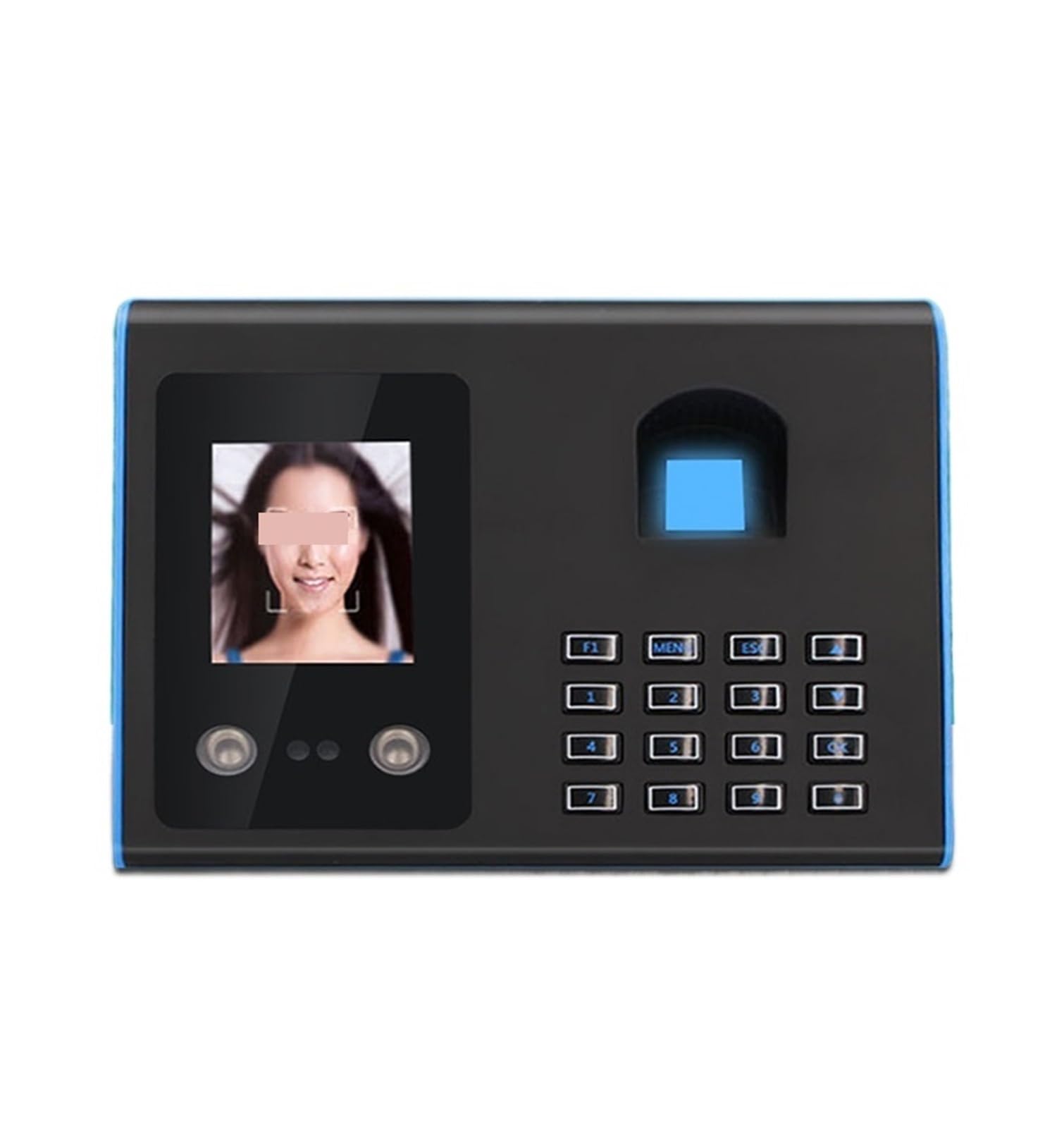 Biometric Facial Recognition & Fingerprint Time Attendance System - Secure Employee Clock-in Device for Offices, Schools & Businesses