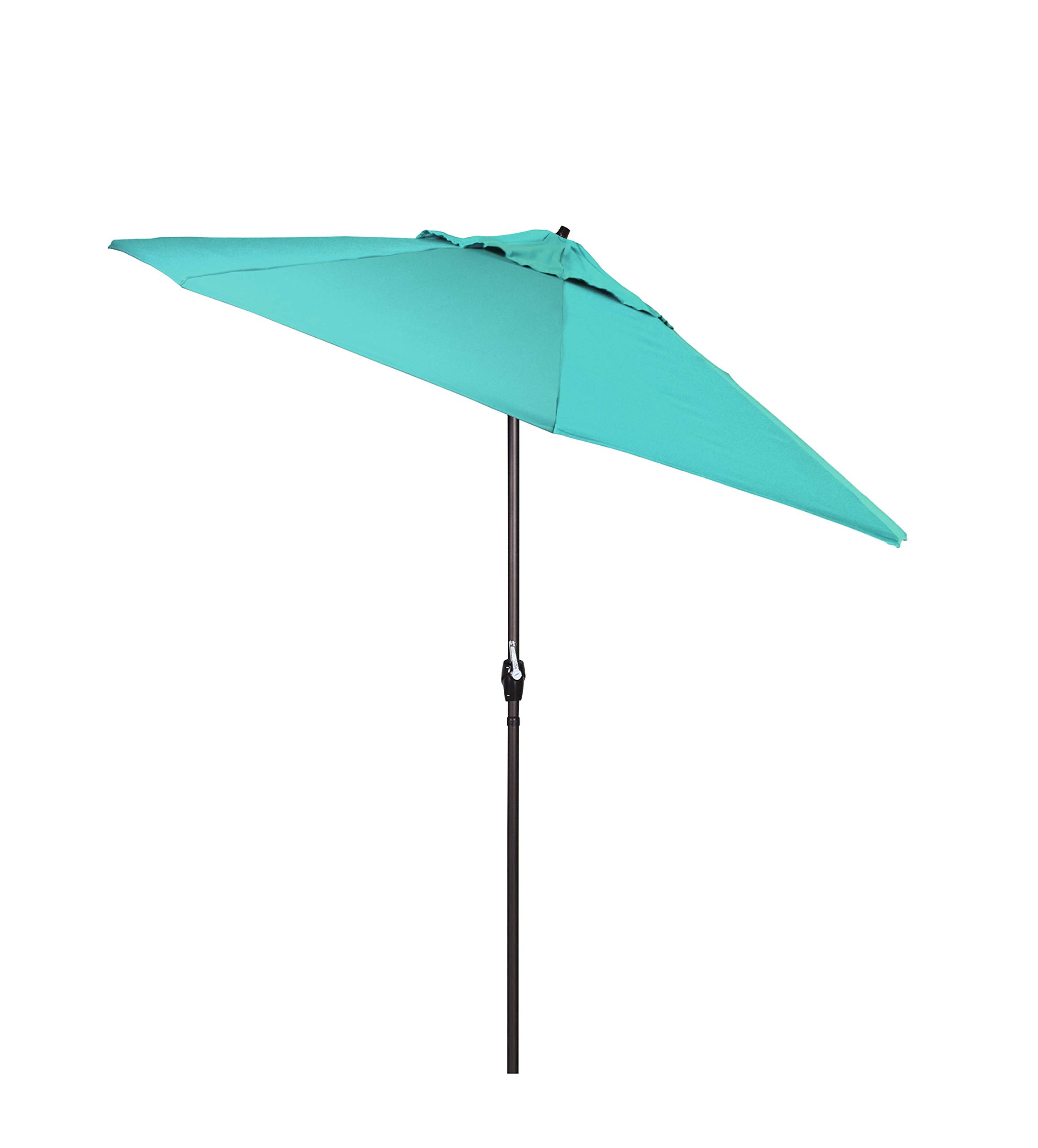California Casa Series 7.5' Round Patio Umbrella - Outdoor Market Umbrella for Backyard, Poolside, Deck & Garden Use