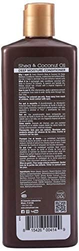 Every Strand Shea & Coconut Oil Deep Moisture Conditioner - Hydrating Hair Treatment for Dry, Damaged Hair - Perfect for Daily Use & Salon-Quality Results at Home