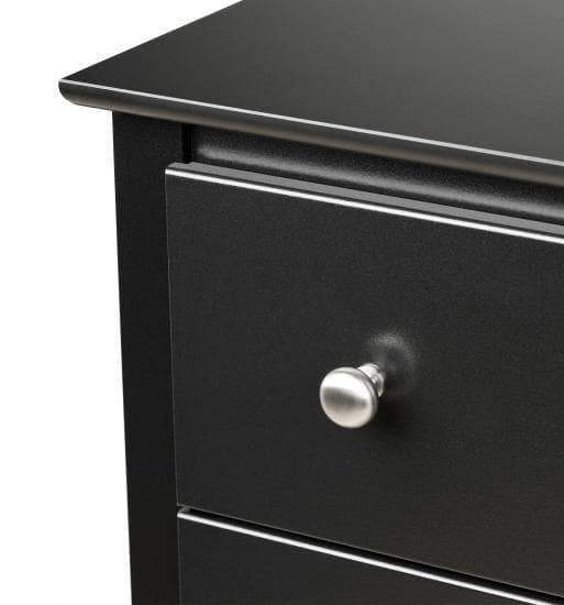 Sonoma 3 Drawer Tall Nightstand with Storage - Modern Bedside Table for Bedroom, Living Room & Guest Room - Multiple Finish Options Available