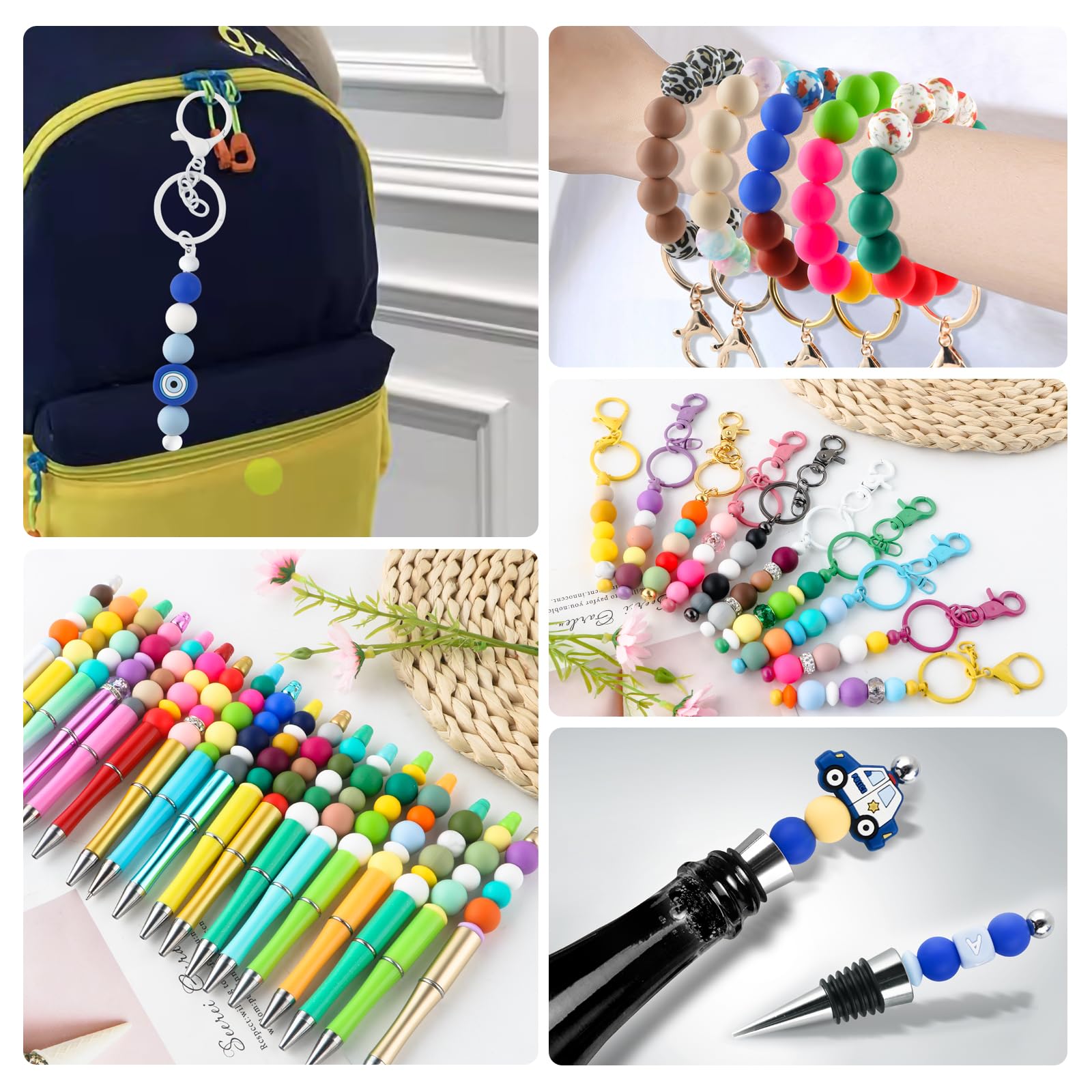 150Pcs 15mm Silicone Beads for DIY Keychain, Bracelet & Necklace Making - Bulk Round Silicone Beads for Pens, Jewelry & Craft Projects (Royal Blue) - Perfect for DIY Gifts, Party Favors & Scrapbooking