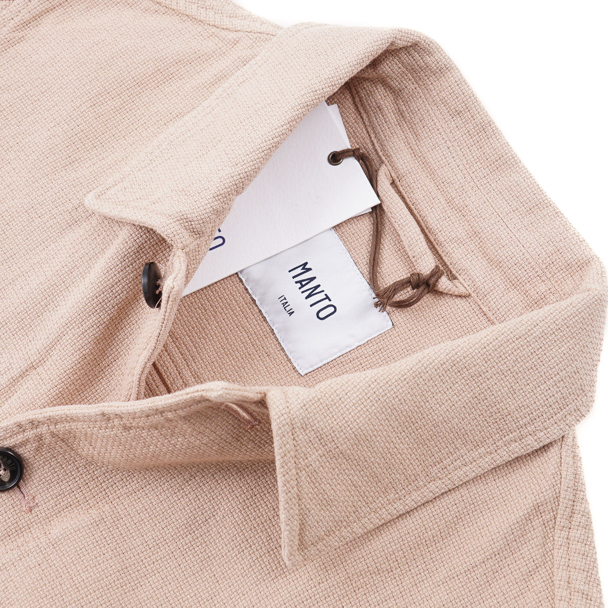 Stylish Manto 'Strozzi' Woven Cotton Jacket for Men - Lightweight Breathable Spring & Fall Outerwear - Perfect for Casual Outings, Travel & Office Wear