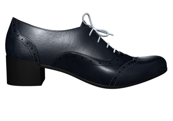 Morgan Women's Oxford Pumps - Classic Comfortable Flat Shoes for Work, Office & Casual Wear