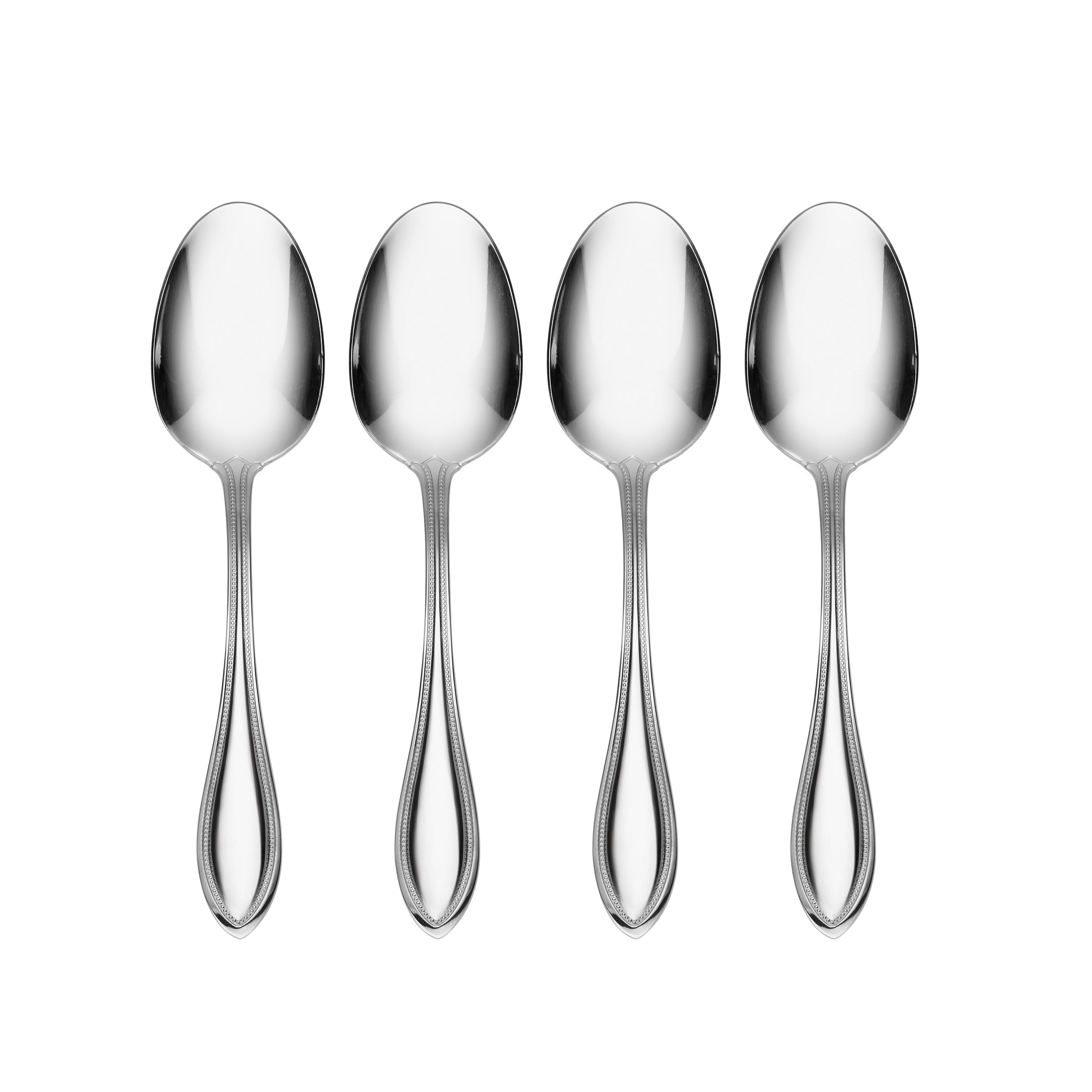 Premium Stainless Steel American Harmony Dinner Spoon Set of 4 - Elegant Flatware for Fine Dining, Restaurant, Wedding & Home Tableware