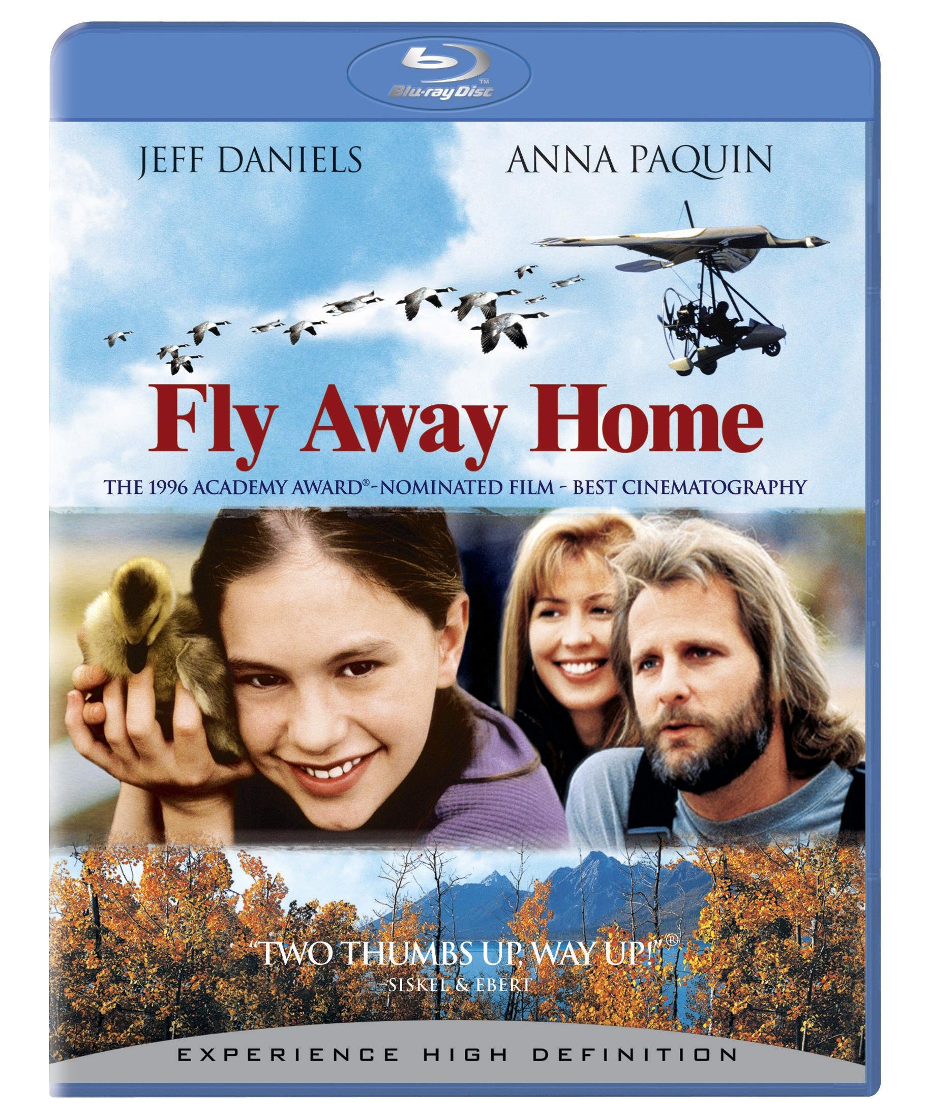 Fly Away Home Blu-ray Movie - Family Adventure Film for Kids & Adults - Perfect for Movie Nights & Family Gatherings
