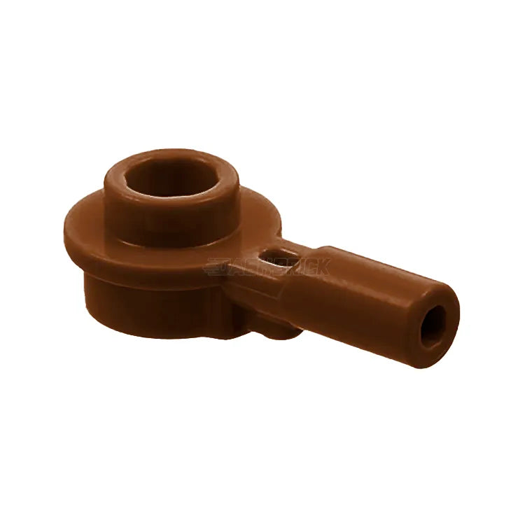 LEGO Bar 1L with 1x1 Round Plate with Hollow Stud - Reddish Brown (32828) | Building Blocks for LEGO Models & DIY Crafts | Perfect for LEGO Architecture, MOC Creations & STEM Projects