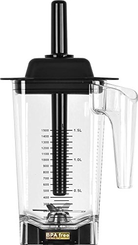 V TM-800A Professional Blender - 1500W High-Speed Countertop Blender with 8 Preset Programs, BPA-Free 72oz Glass Jar, Black - Perfect for Smoothies, Juices, Soups & Food Prep in Home Kitchen