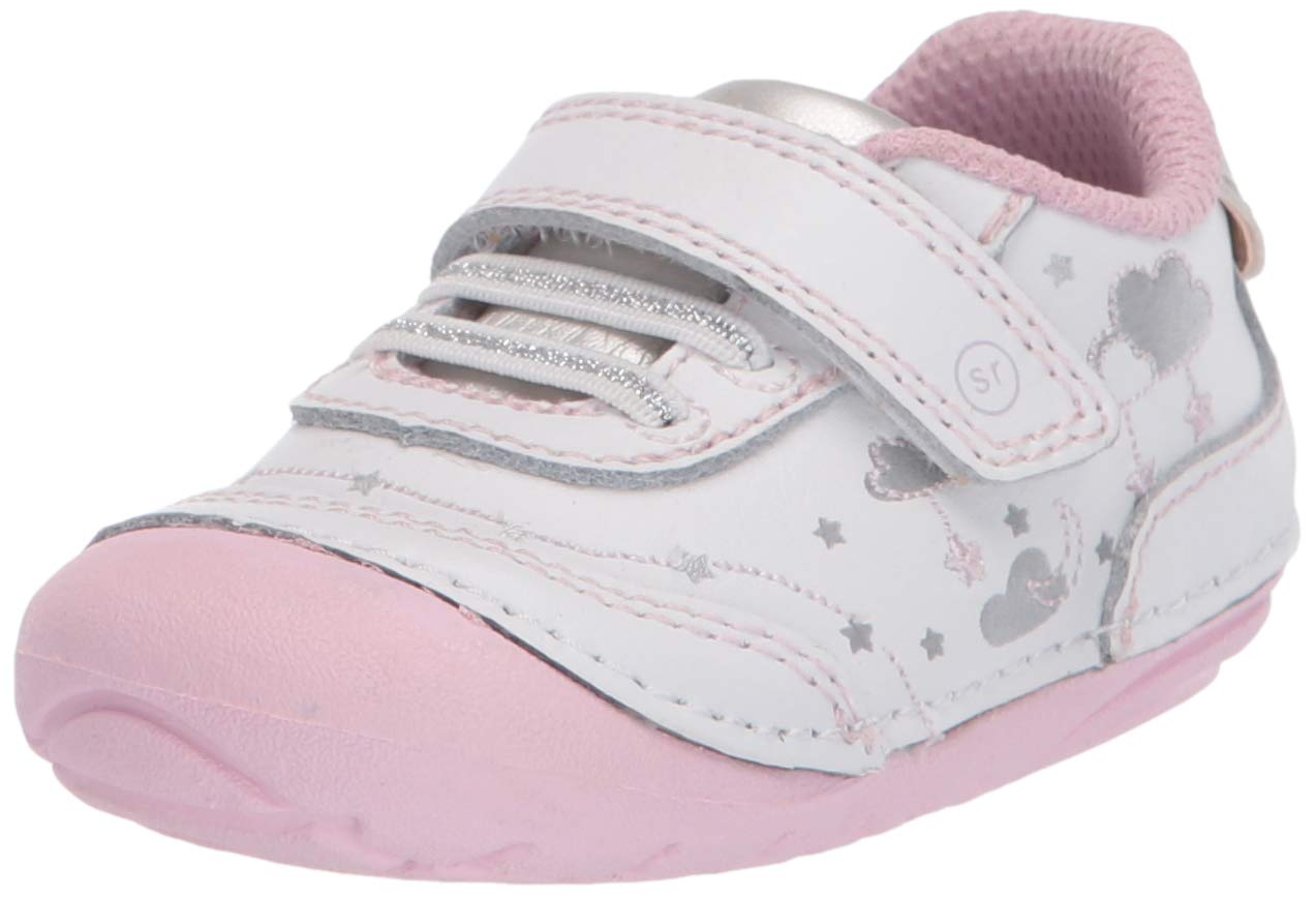 Stride Rite Soft Motion Adalyn First Walker Shoes for Baby Girls - Lightweight & Flexible Toddler Walking Shoes for Early Steps - Perfect for Indoor Play, Park Outings & First Walks