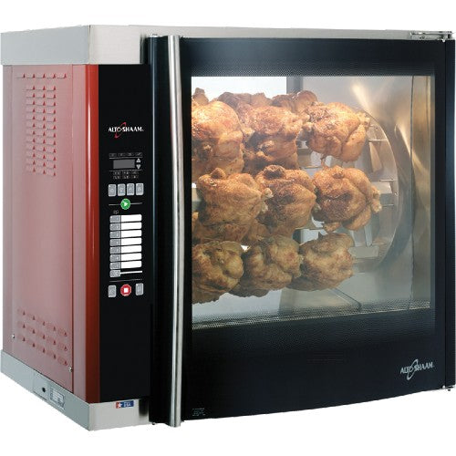 Alto Shaam AR7EDBLPANE Commercial Electric Rotisserie Oven - 7 Spits, 21-28 Chicken Capacity for Restaurants & Catering - Perfect for Rotisserie Chicken, BBQ, and Large Batch Cooking