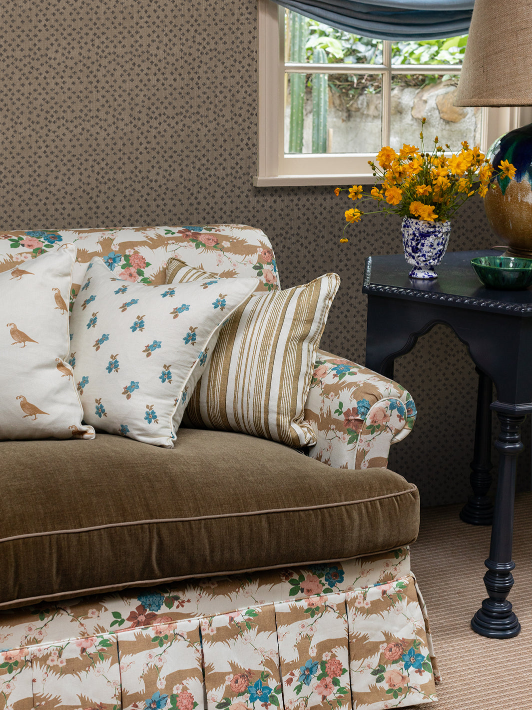 Nathan Turner Northstar Star Brown Wallpaper - Premium Peel & Stick Wallpaper for Living Room, Bedroom, and Nursery Decor