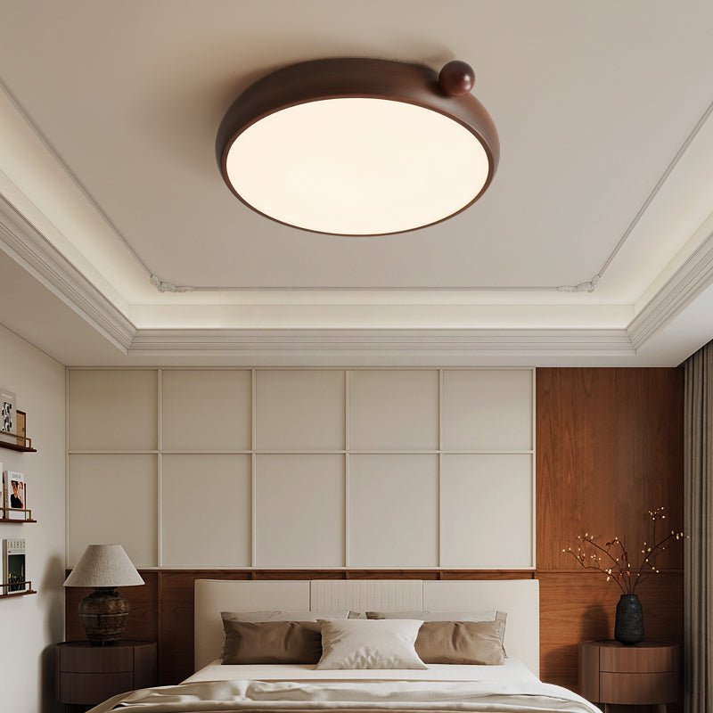Calindra Modern Ceiling Light Fixture - Energy Efficient LED Flush Mount Lighting for Bedroom, Living Room, Kitchen & Hallway - Dimmable Bright White Light - Easy Installation Home Decor