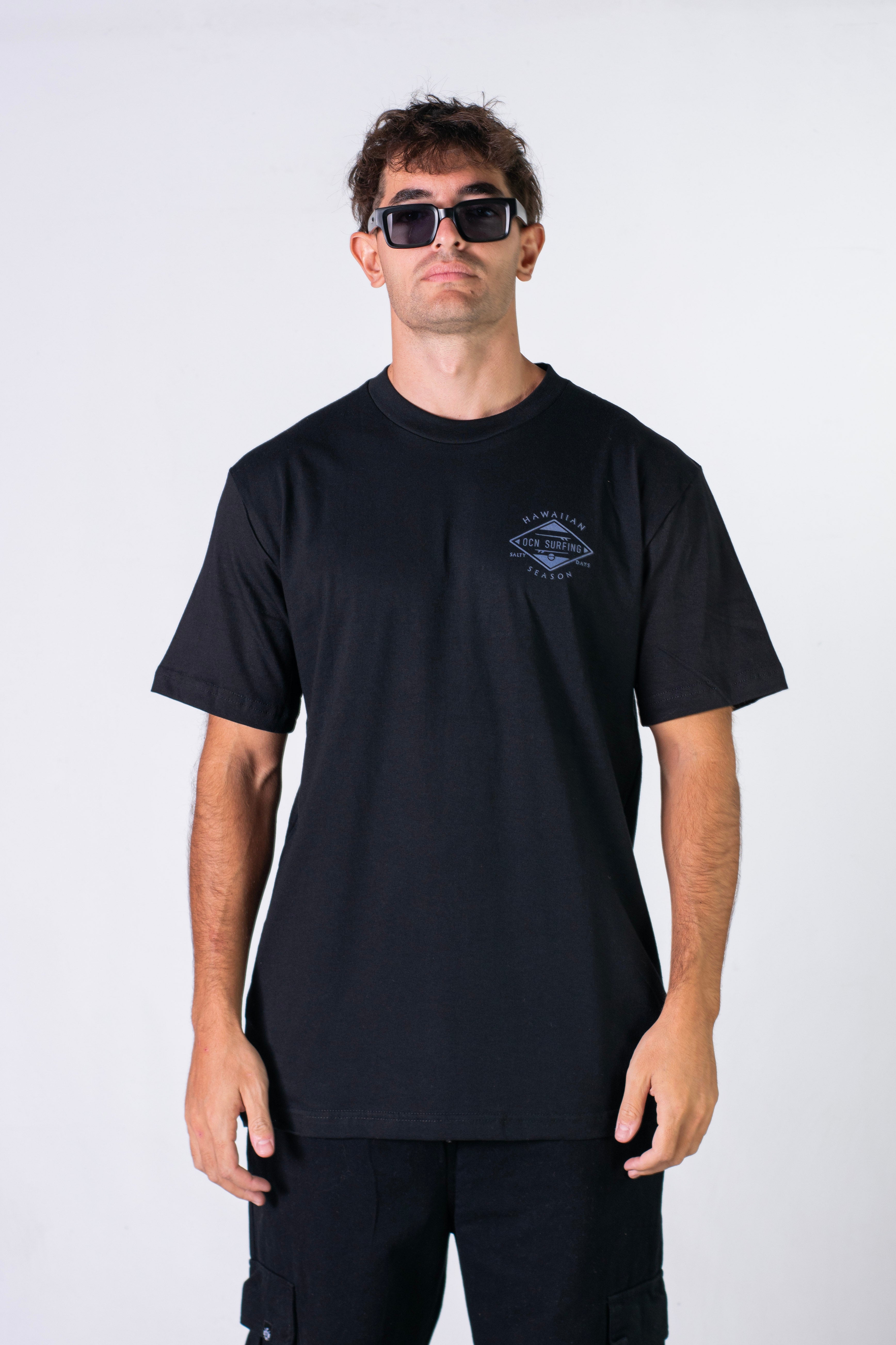 Original Men's T-Shirt Ocn Black A2 - Casual Wear, Street Style & Everyday Comfort