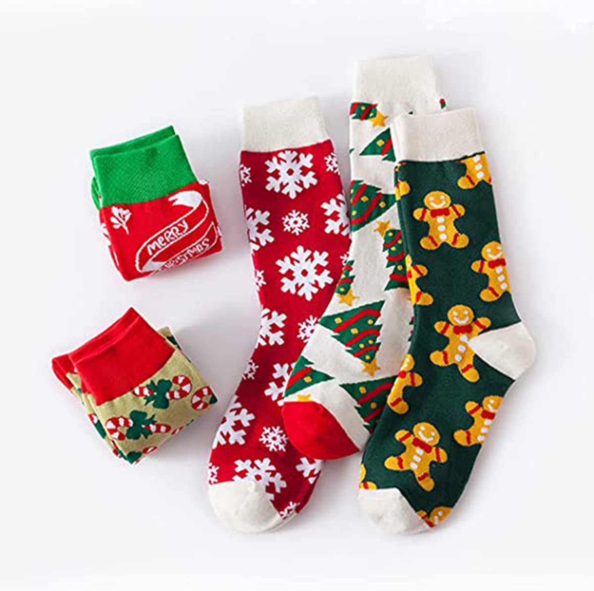 GuaziV Women's Colorful Cute Crew Socks - Soft Cotton Funny Novelty Socks for Women - Perfect Gift for Her, Casual Wear, Office, Gym & Everyday Comfort