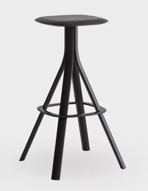 Lusto S461 Modern Bar Stool by Lapalma - Adjustable Height Dining Stool for Kitchen Island, Breakfast Bar & Home Decor