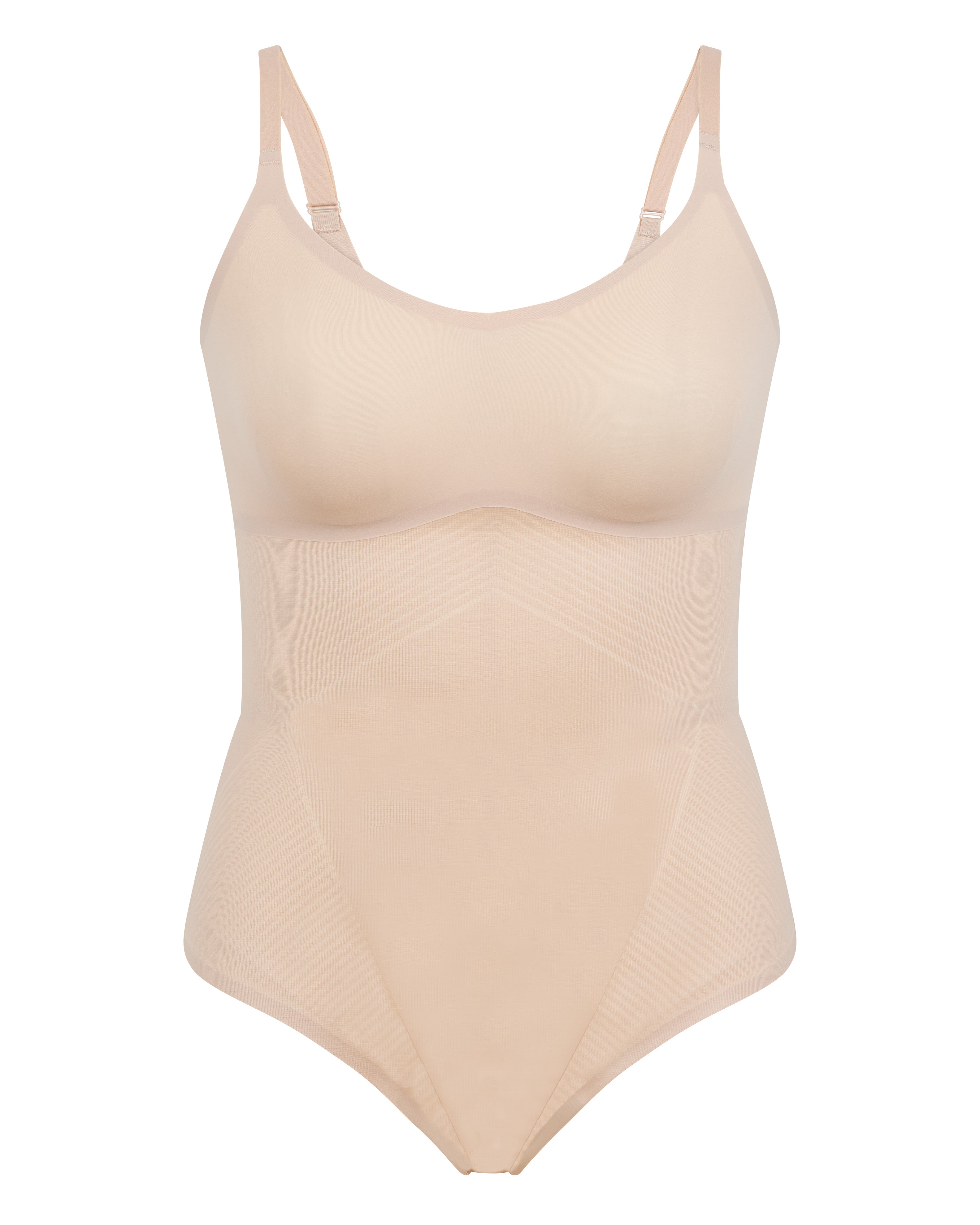 SPANX Shapewear Invisible Cami Thong Bodysuit for Women - Seamless Slimming Underwear for Everyday Wear & Layering