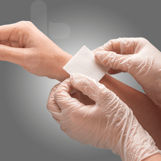 Non-Adherent Wound Dressing Pads 5x5cm (2