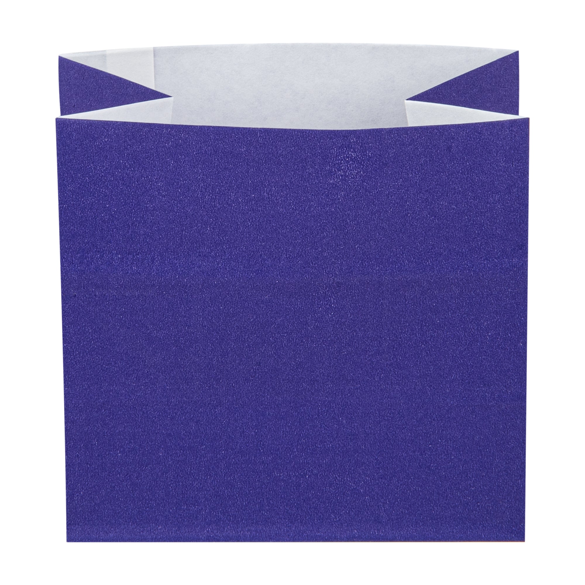 Eco-Friendly Purple Paper Snack Bags - 3.75
