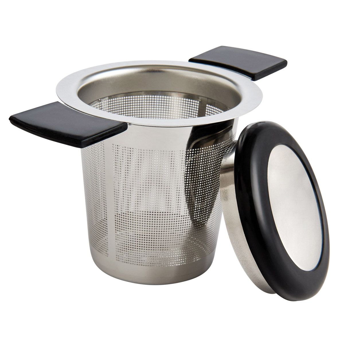 Stainless Steel Tea Infuser with Lid - Reusable Loose Leaf Tea Strainer for Cup or Mug - Perfect for Home, Office & Travel Brewing