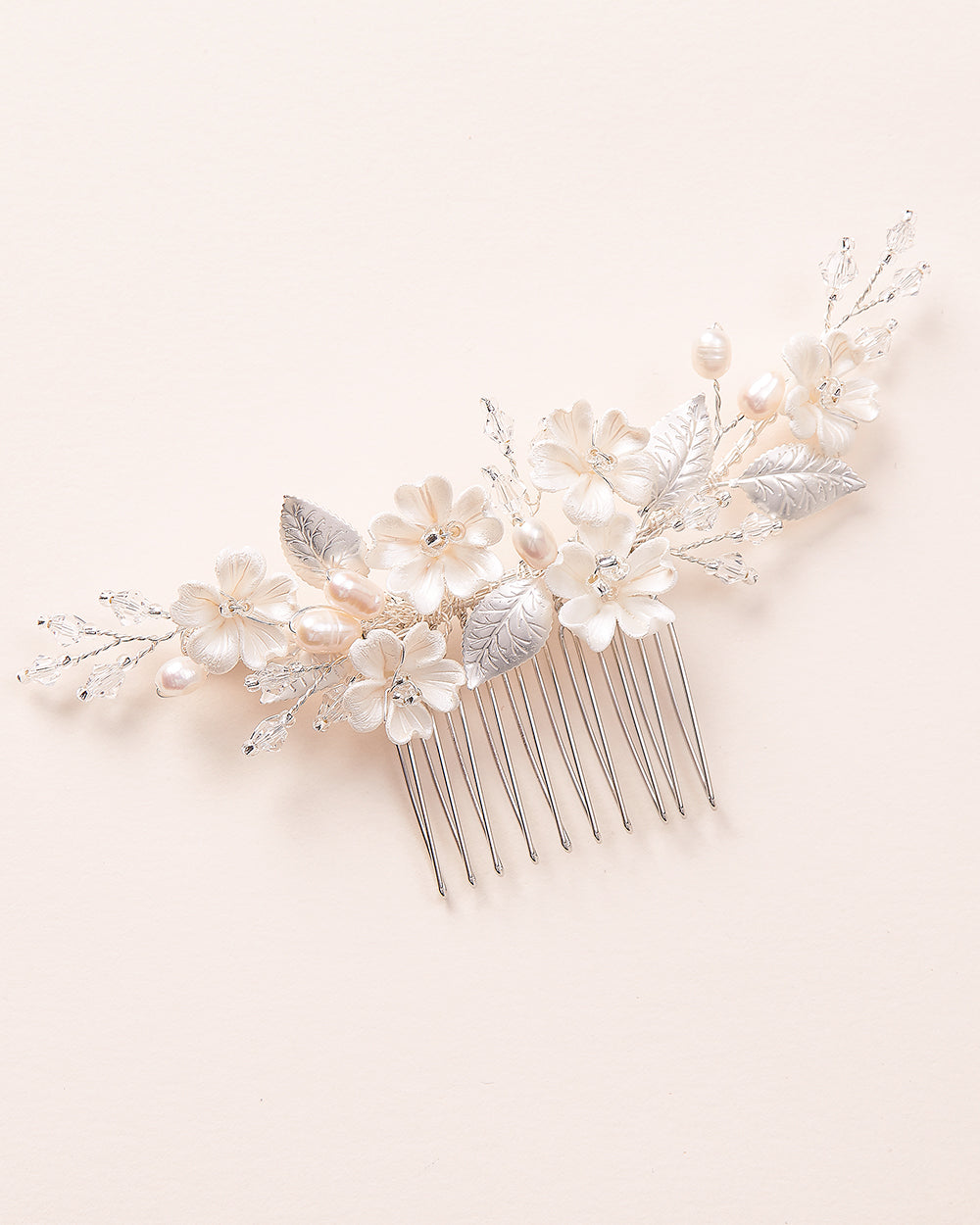 Elise Pearl Hair Comb - Elegant Bridal & Wedding Hair Accessory for Women - Perfect for Updos, Braids, and Special Occasions
