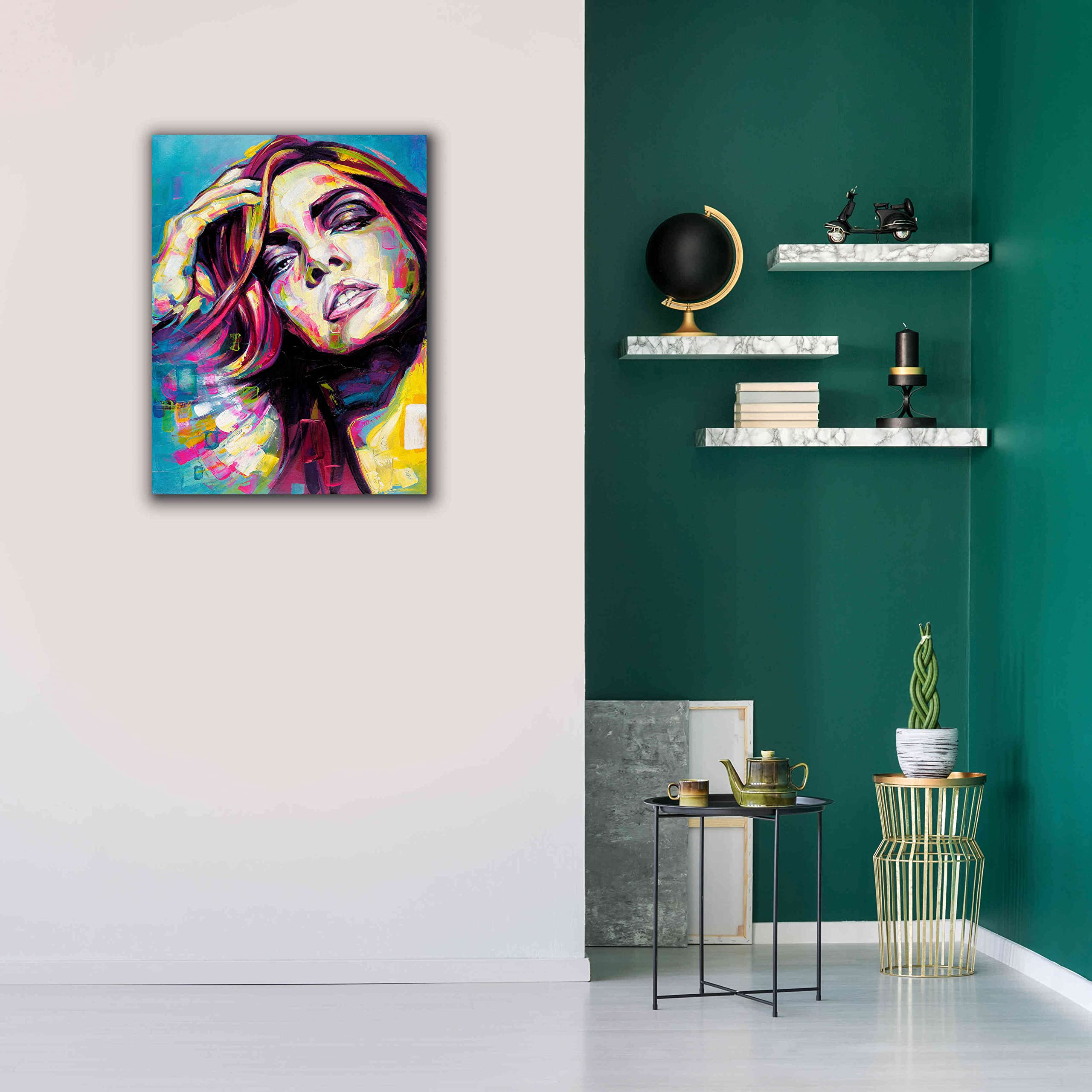 Grey Laundry Giclee Canvas Wall Art Print - 26x34 Inches - Modern Home Decor for Living Room, Bedroom & Office