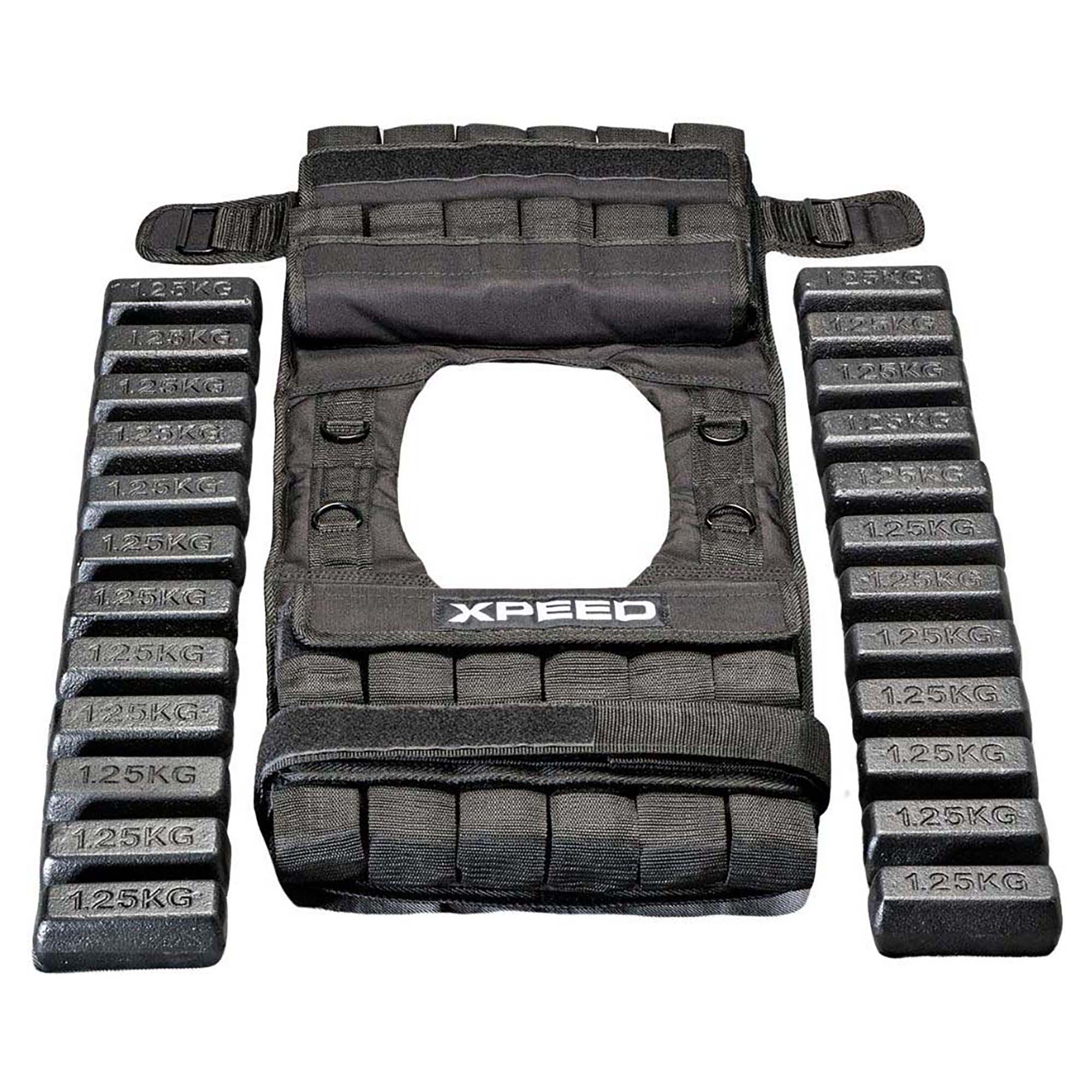 30kg Weighted Vest for Men & Women - Adjustable Fitness Training, Strength Workout, Running - Perfect for CrossFit, Gym, and Outdoor Exercise