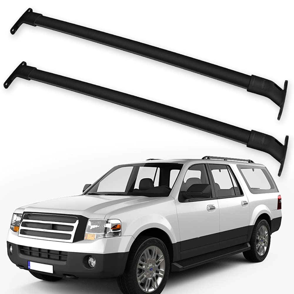 OCPTY Universal Roof Rack Cross Bars - Compatible with Ford Expedition & Lincoln Navigator 2018-2022 Models - Heavy Duty Cargo Carrier for Luggage, Kayak, Canoe, Bike, Snowboard, Ski - Perfect for Road Trips, Camping & Outdoor Adventures